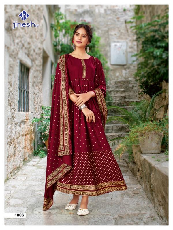 Jinesh Nx Jannat Designer Anarkali Kurti Collection